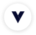 A picture of the letter v in a circle.